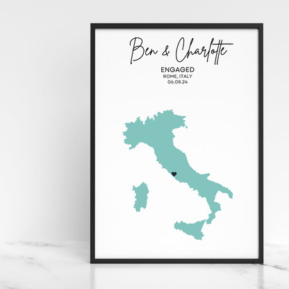 Personalised Map Print