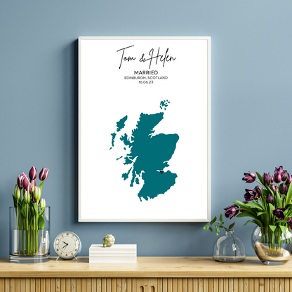 Personalised Map Print