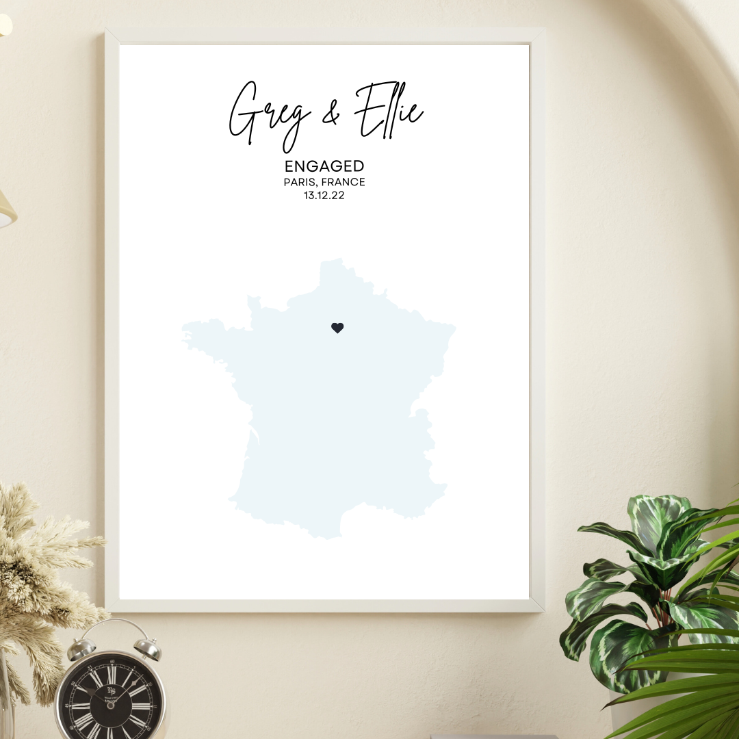 Personalised Map Print