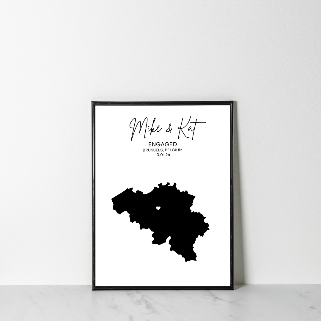 Personalised Map Print