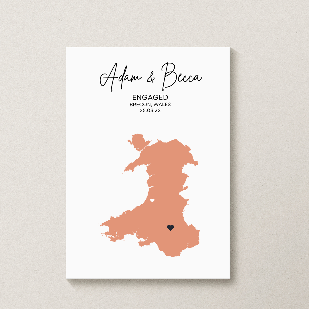 Personalised Map Print