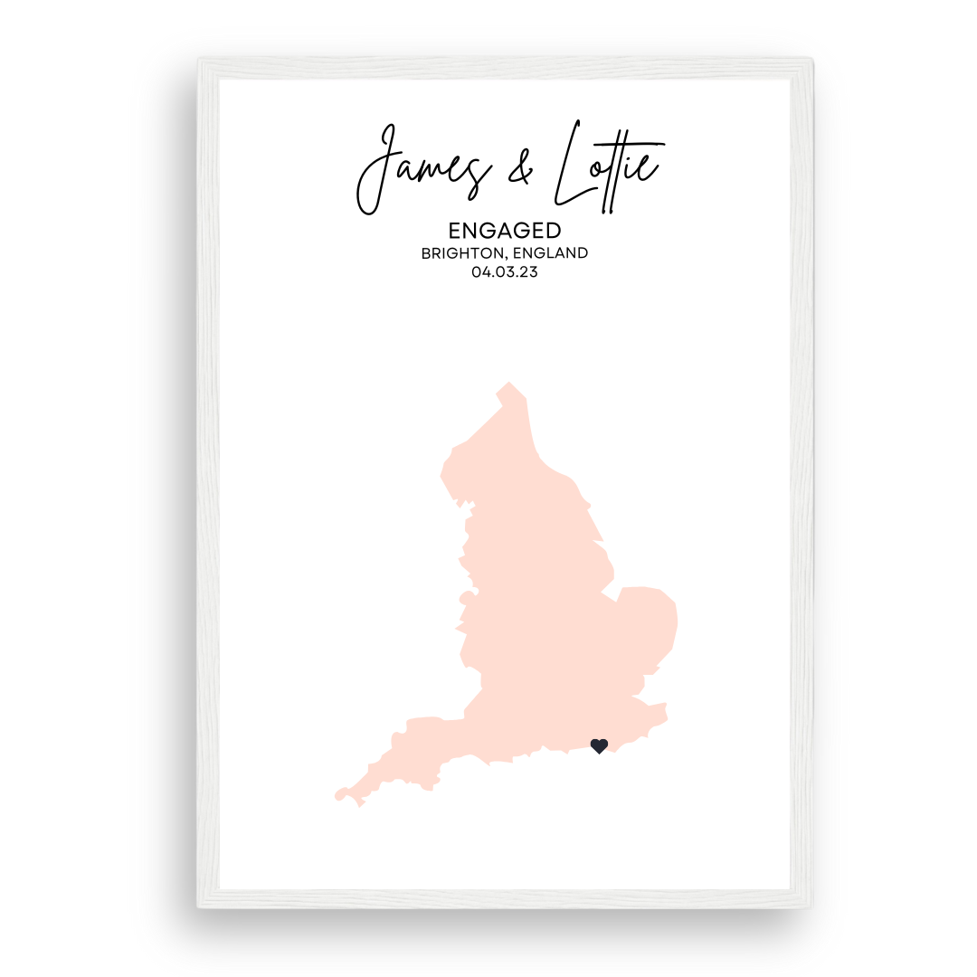 Personalised Map Print