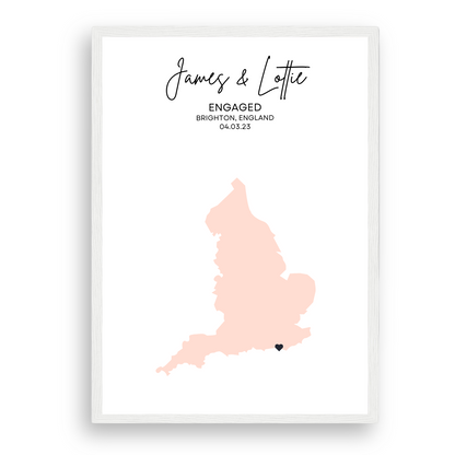 Personalised Map Print